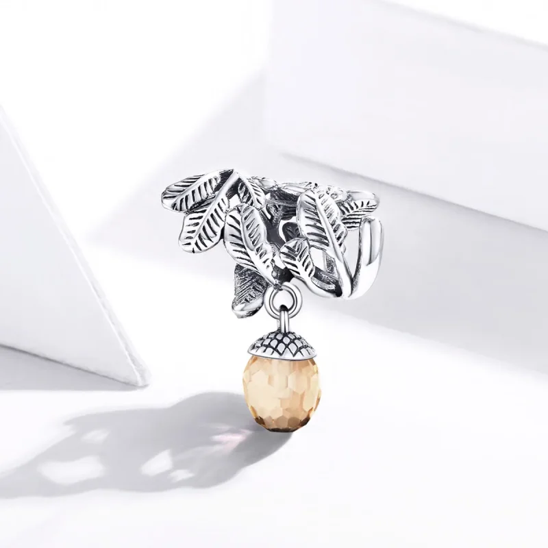 (immagine per) Charm Pendente tipo Pandora Pigna fortunata - BSC336 - Visualizza 2