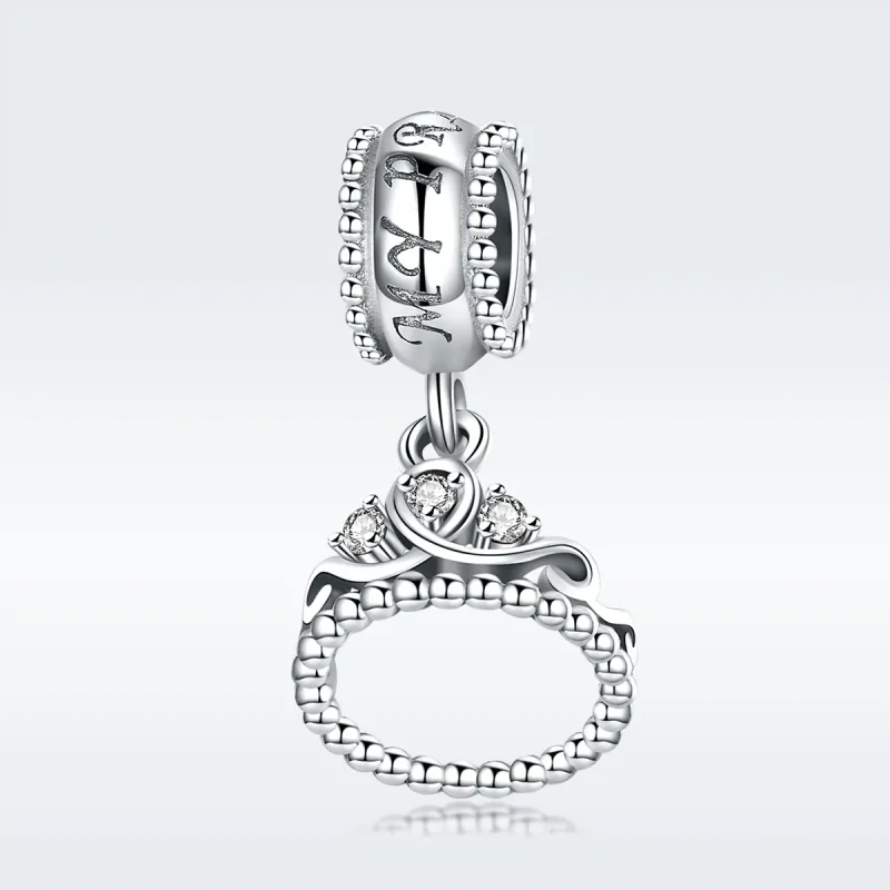 (immagine per) Charm Pendente tipo Pandora Principessa Corona - SCC739 - Visualizza 3