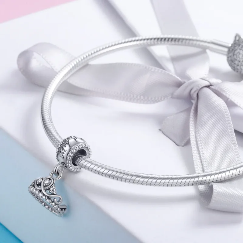(immagine per) Charm Pendente tipo Pandora Principessa Corona - SCC739 - Visualizza 4