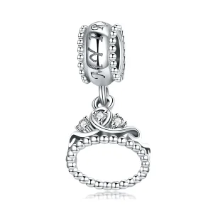 (immagine per) Charm Pendente tipo Pandora Principessa Corona - SCC739