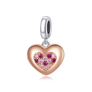 Charm Pendente tipo Pandora Promessa d'amore - BSC396 (immagine per) Charm Pendente tipo Pandora Promessa d'amore - BSC396