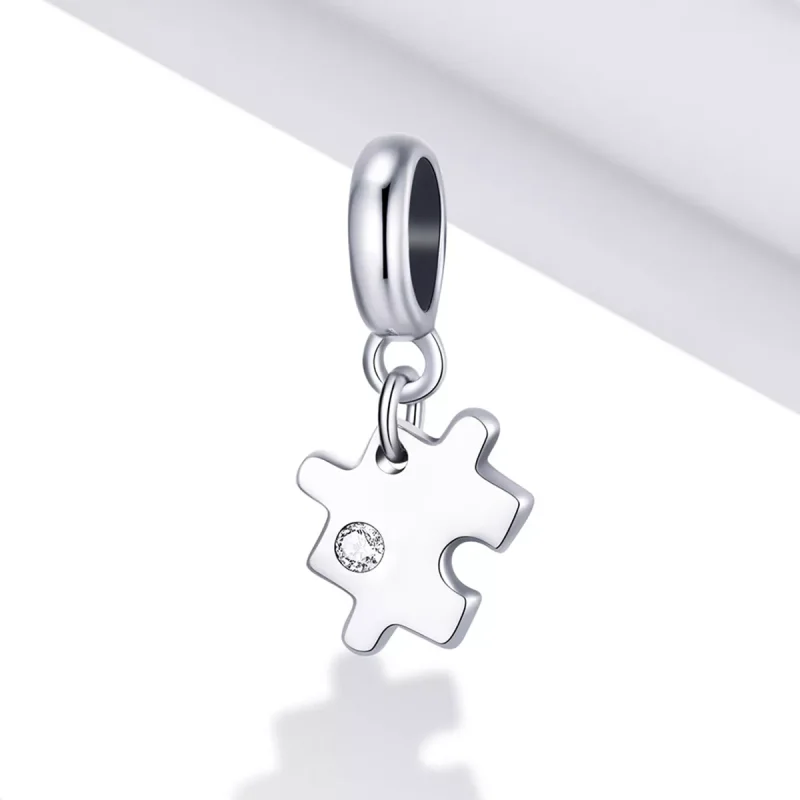 (immagine per) Charm Pendente tipo Pandora Puzzle di moda - SCX133 - Visualizza 2