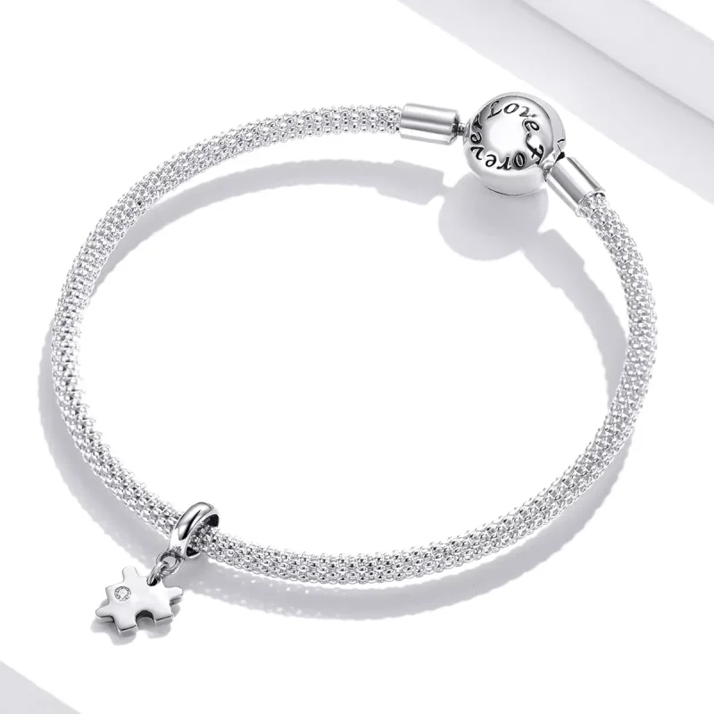 (immagine per) Charm Pendente tipo Pandora Puzzle di moda - SCX133 - Visualizza 3
