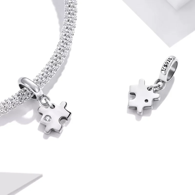 (immagine per) Charm Pendente tipo Pandora Puzzle di moda - SCX133 - Visualizza 4