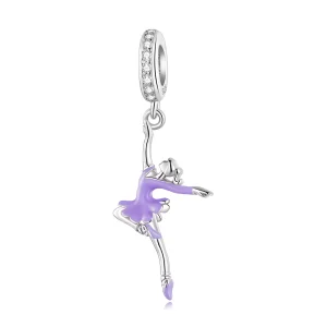 (immagine per) Charm Pendente tipo Pandora Ragazza ballerina - SCC2394