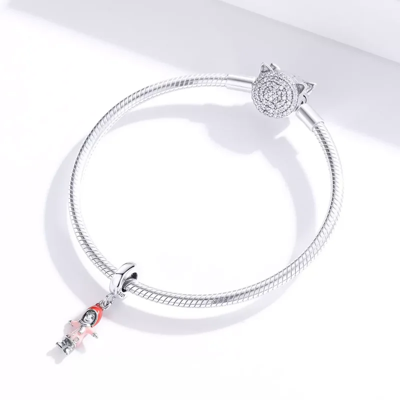 (immagine per) Charm Pendente tipo Pandora Ragazza solare - SCC1353 - Visualizza 4