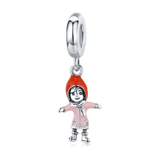 Charm Pendente tipo Pandora Ragazza solare - SCC1353 (immagine per) Charm Pendente tipo Pandora Ragazza solare - SCC1353