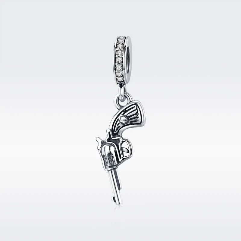(immagine per) Charm Pendente tipo Pandora Revolver - SCC508 - Visualizza 2