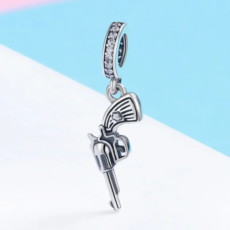 (immagine per) Charm Pendente tipo Pandora Revolver - SCC508 - Visualizza 3