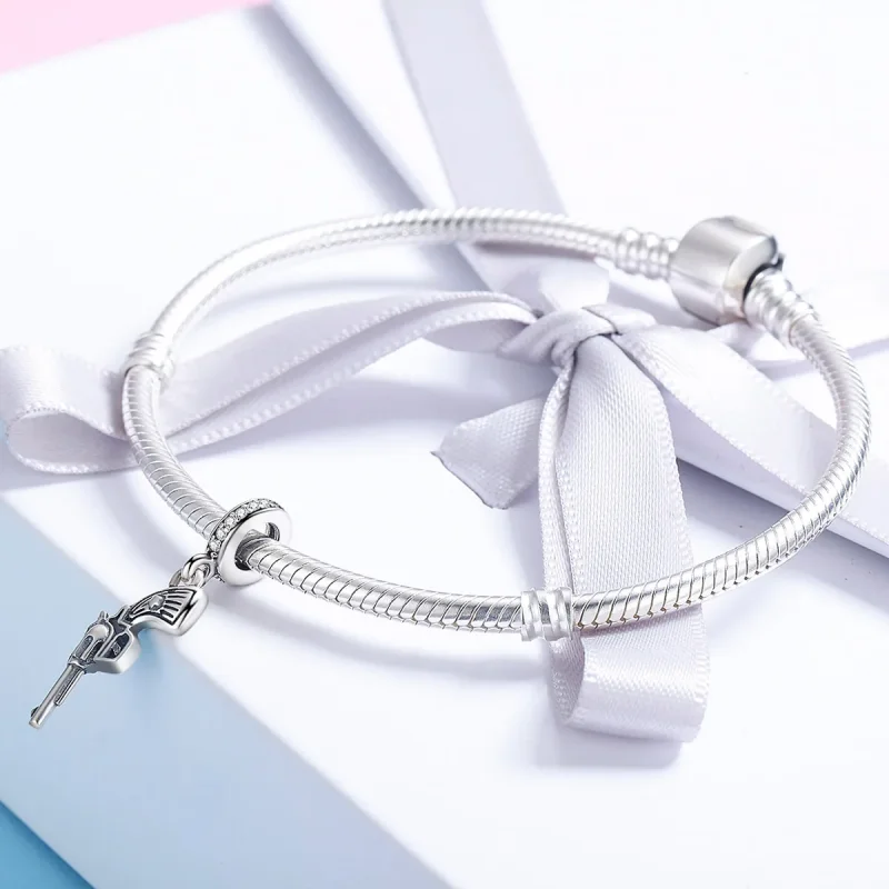 (immagine per) Charm Pendente tipo Pandora Revolver - SCC508 - Visualizza 4