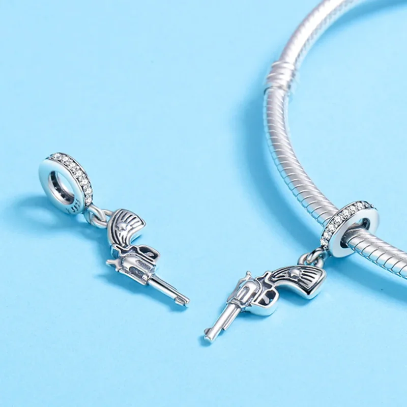 (immagine per) Charm Pendente tipo Pandora Revolver - SCC508 - Visualizza 5