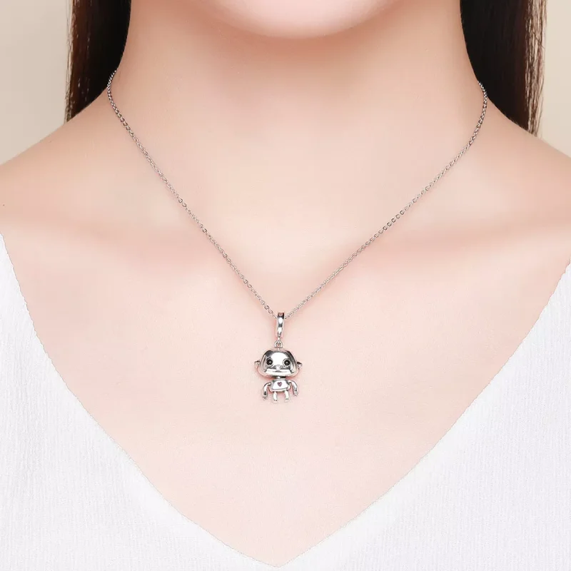 (immagine per) Charm Pendente tipo Pandora Robot - SCC924 - Visualizza 5