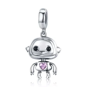 (immagine per) Charm Pendente tipo Pandora Robot - SCC924