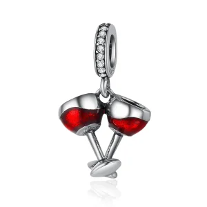(immagine per) Charm Pendente tipo Pandora Saluti - SCC478