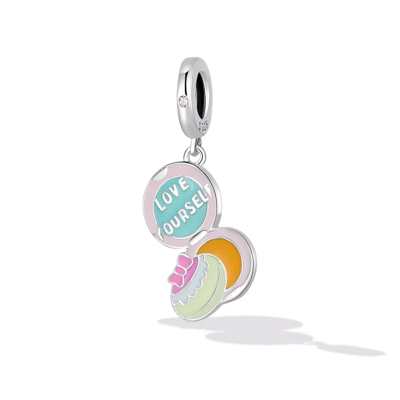(immagine per) Charm Pendente tipo Pandora Scatola per il trucco - SCC2206 - Visualizza 2