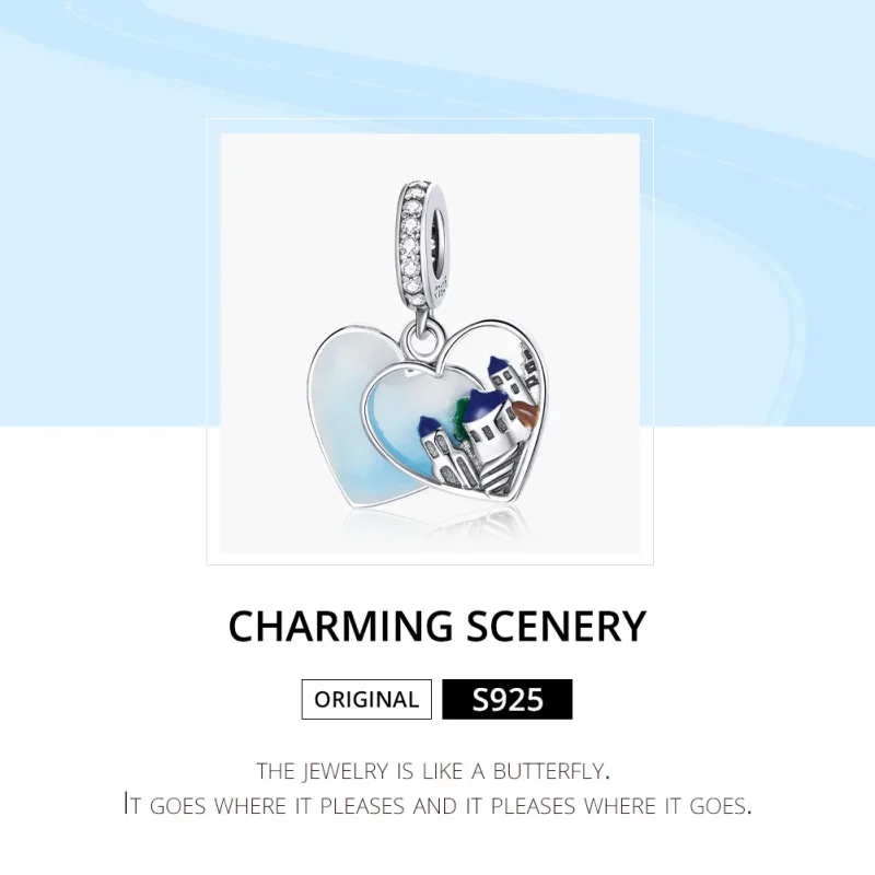 (immagine per) Charm Pendente tipo Pandora Scenario affascinante - SCC1742 - Visualizza 6