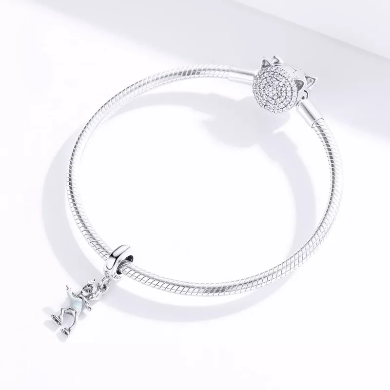 (immagine per) Charm Pendente tipo Pandora Sci del ragazzino - SCC1352 - Visualizza 2