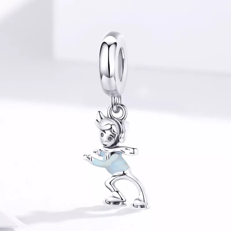 (immagine per) Charm Pendente tipo Pandora Sci del ragazzino - SCC1352 - Visualizza 3