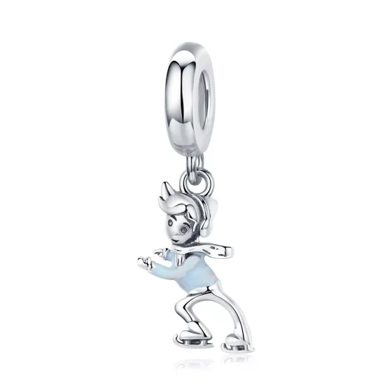 (immagine per) Charm Pendente tipo Pandora Sci del ragazzino - SCC1352