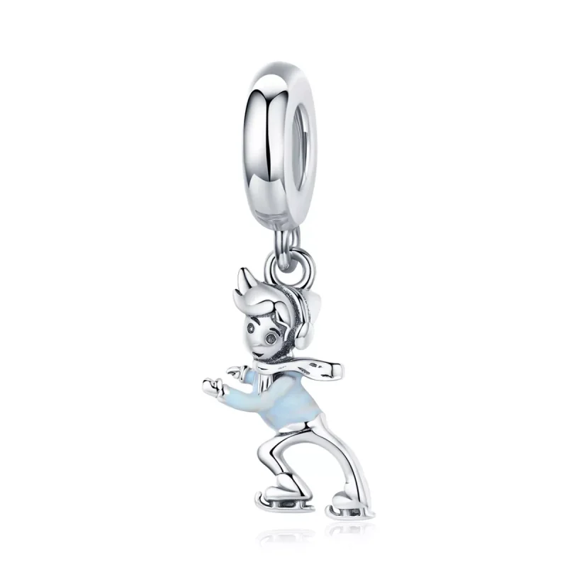 (immagine per) Charm Pendente tipo Pandora Sci del ragazzino - SCC1352