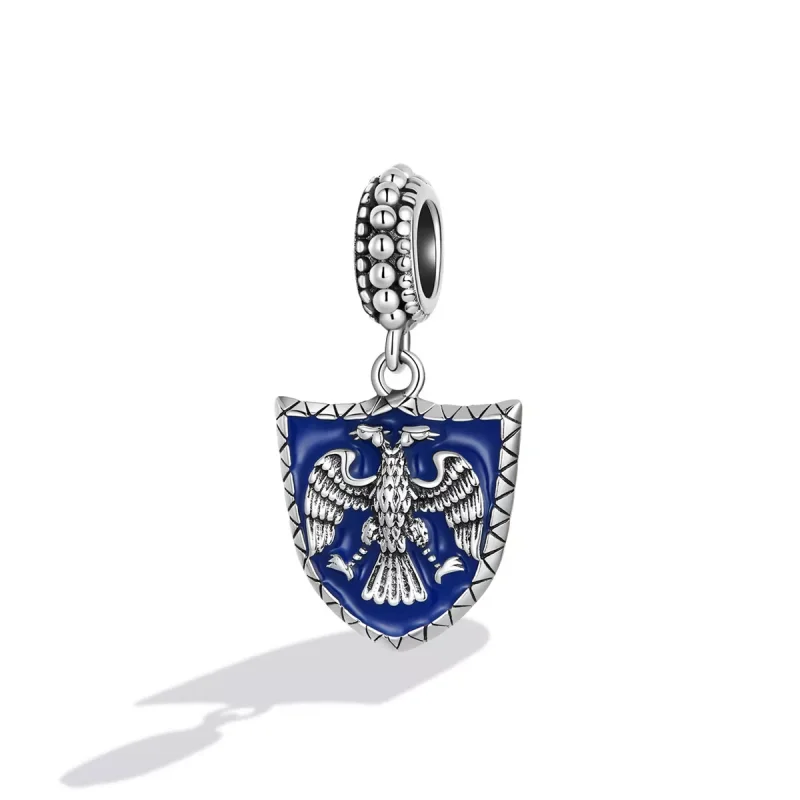 (immagine per) Charm Pendente tipo Pandora Scudo d'aquila a doppia testa - SCC2184 - Visualizza 2