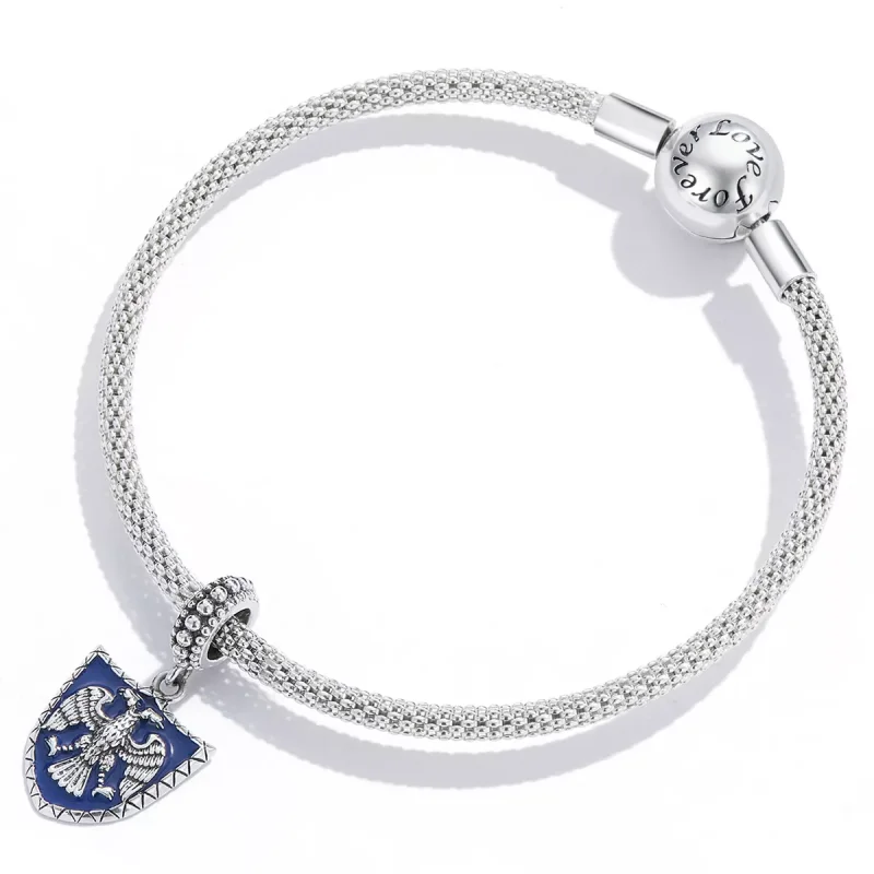 (immagine per) Charm Pendente tipo Pandora Scudo d'aquila a doppia testa - SCC2184 - Visualizza 4