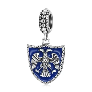 (immagine per) Charm Pendente tipo Pandora Scudo d'aquila a doppia testa - SCC2184