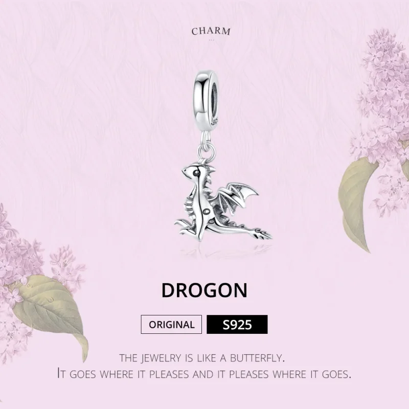 (immagine per) Charm Pendente tipo Pandora Sei un drago magico - SCC1322 - Visualizza 6