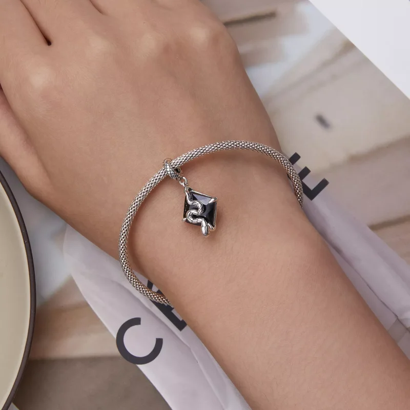 (immagine per) Charm Pendente tipo Pandora Serpente - BSC691 - Visualizza 5