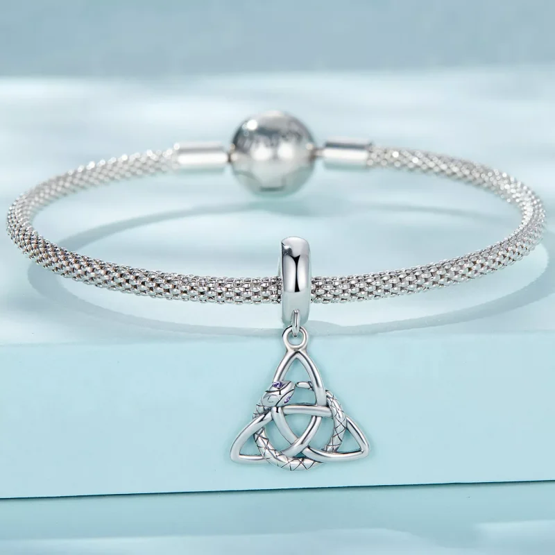 (immagine per) Charm Pendente tipo Pandora Simboli celtici - SCC2382 - Visualizza 3