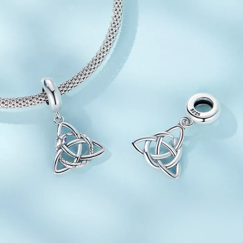 (immagine per) Charm Pendente tipo Pandora Simboli celtici - SCC2382 - Visualizza 4
