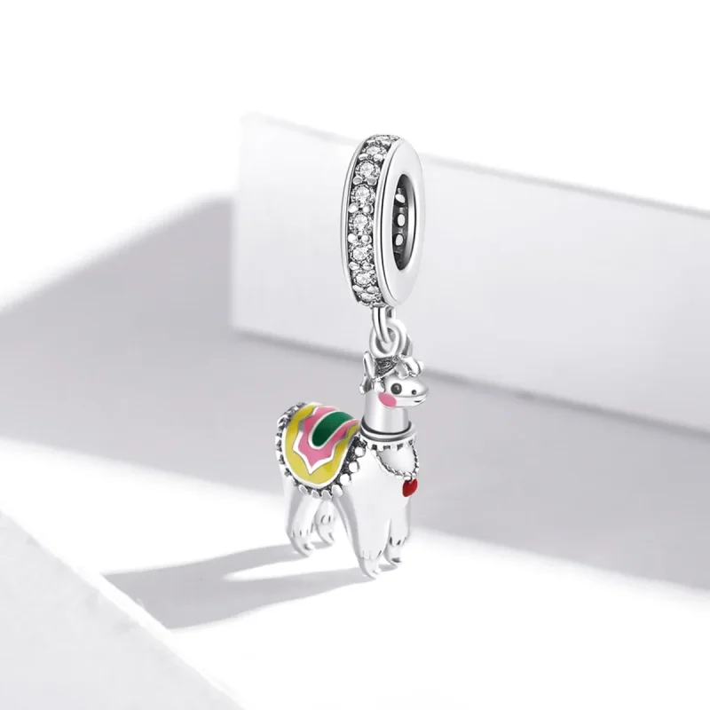 (immagine per) Charm Pendente tipo Pandora Simpatico alpaca - SCC1737 - Visualizza 2