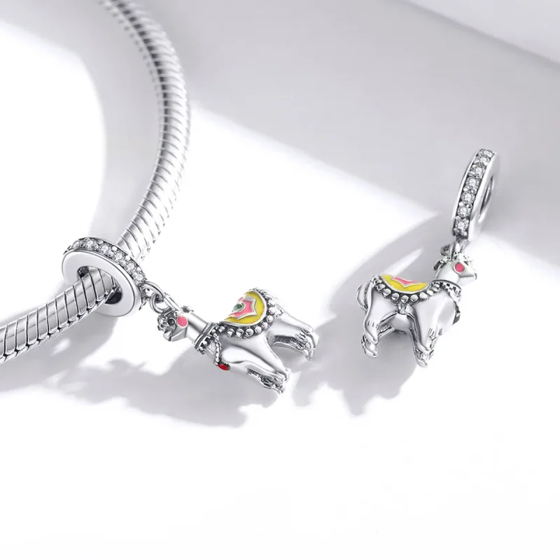 (immagine per) Charm Pendente tipo Pandora Simpatico alpaca - SCC1737 - Visualizza 4
