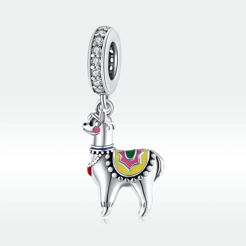 (immagine per) Charm Pendente tipo Pandora Simpatico alpaca - SCC1737 - Visualizza 5