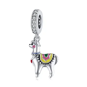 (immagine per) Charm Pendente tipo Pandora Simpatico alpaca - SCC1737