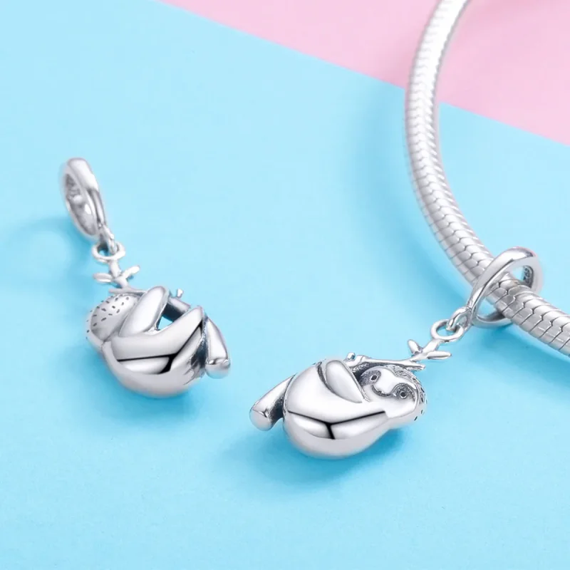 (immagine per) Charm Pendente tipo Pandora Simpatico bradipo - SCC866 - Visualizza 3