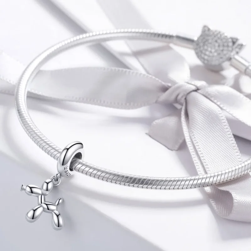 (immagine per) Charm Pendente tipo Pandora Simpatico cane a palloncino - SCC981 - Visualizza 3