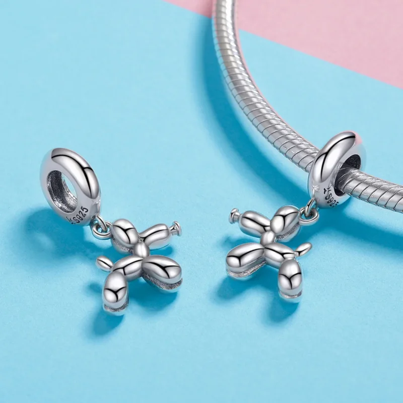 (immagine per) Charm Pendente tipo Pandora Simpatico cane a palloncino - SCC981 - Visualizza 4