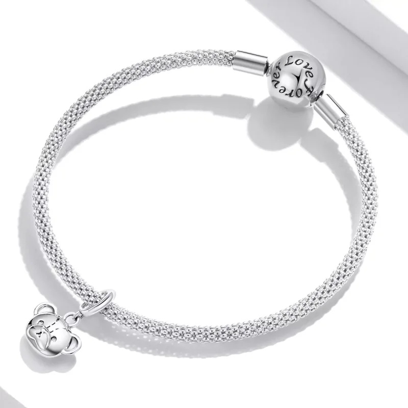 (immagine per) Charm Pendente tipo Pandora Simpatico orso - SCX120-L - Visualizza 3