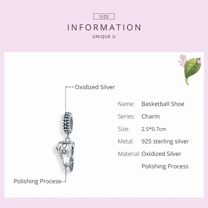 (immagine per) Charm Pendente tipo Pandora Sneaker da corsa - SCC1541 - Visualizza 7