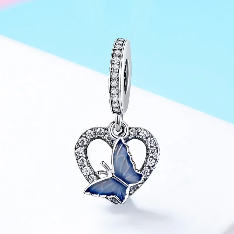 (immagine per) Charm Pendente tipo Pandora Sogno di farfalle - SCC818 - Visualizza 2