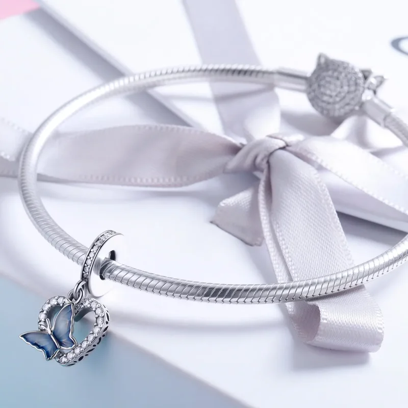 (immagine per) Charm Pendente tipo Pandora Sogno di farfalle - SCC818 - Visualizza 4