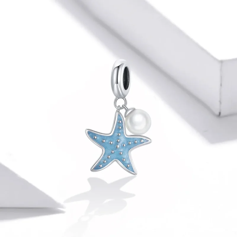 (immagine per) Charm Pendente tipo Pandora Stella di mare blu - SCC1807 - Visualizza 2