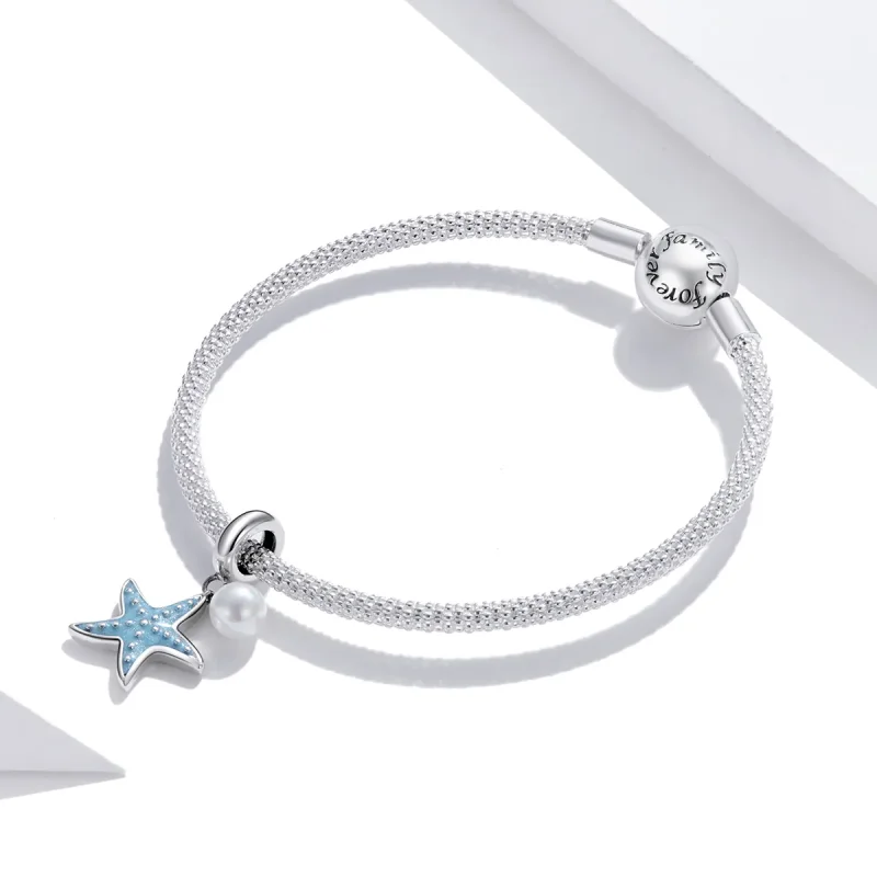 (immagine per) Charm Pendente tipo Pandora Stella di mare blu - SCC1807 - Visualizza 3
