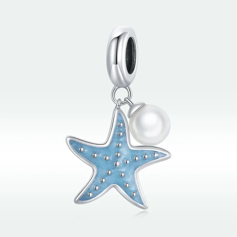 (immagine per) Charm Pendente tipo Pandora Stella di mare blu - SCC1807 - Visualizza 5