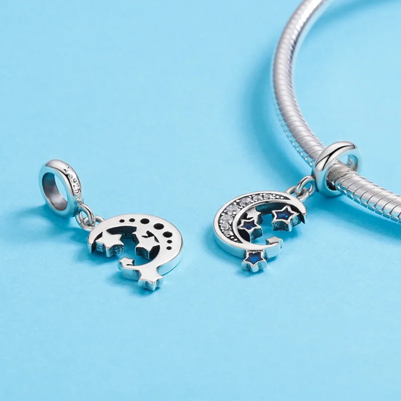 (immagine per) Charm Pendente tipo Pandora Stelle luminose - SCC639 - Visualizza 3
