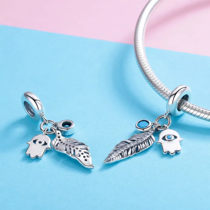 (immagine per) Charm Pendente tipo Pandora Stile Boemo - SCC880 - Visualizza 4