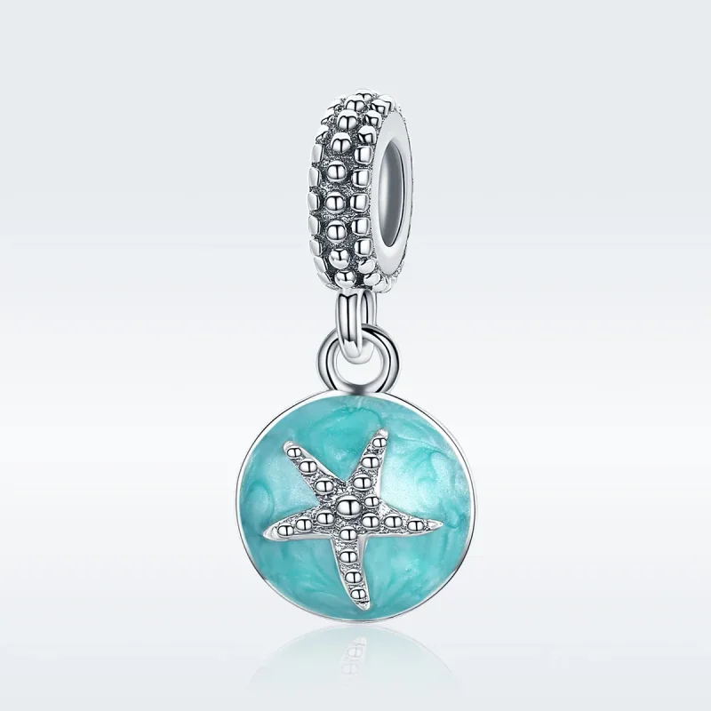 (immagine per) Charm Pendente tipo Pandora Stile estivo blu mare - SCC136 - Visualizza 8