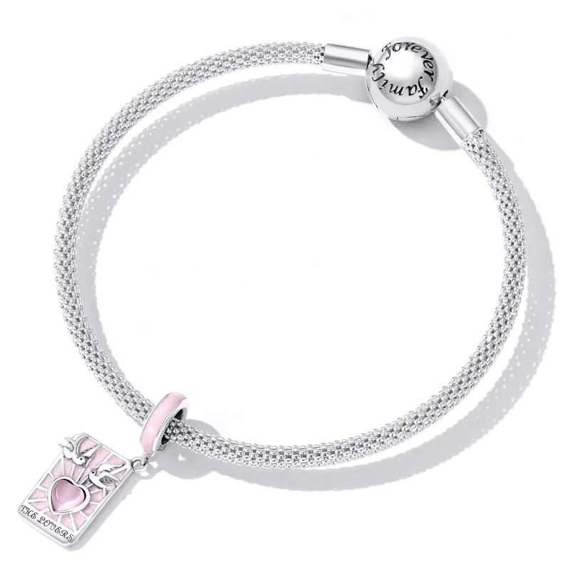 (immagine per) Charm Pendente tipo Pandora Tarocchi - Amanti - SCC2263 - Visualizza 4