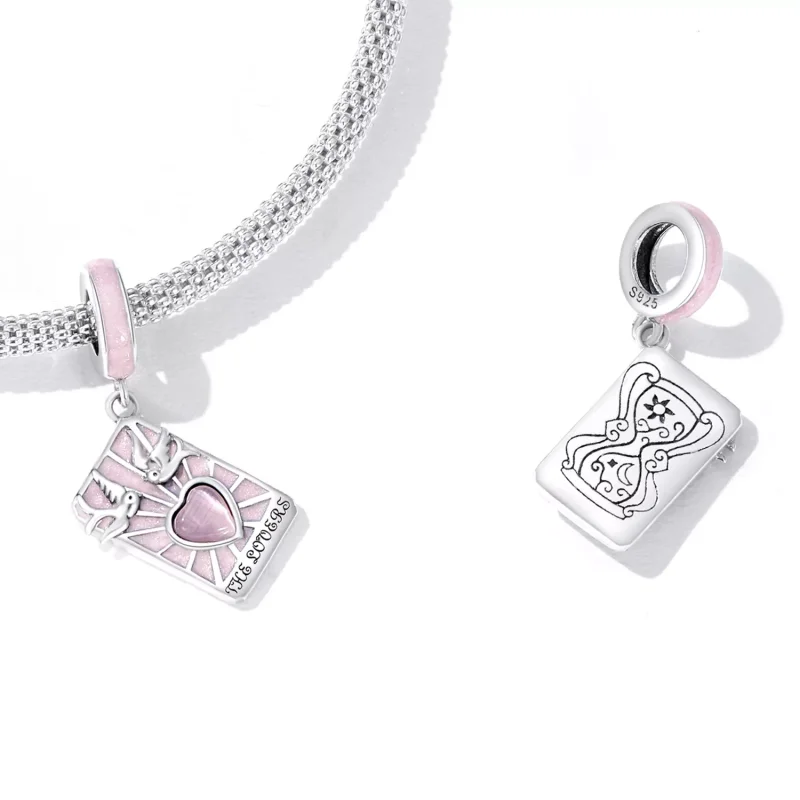 (immagine per) Charm Pendente tipo Pandora Tarocchi - Amanti - SCC2263 - Visualizza 5